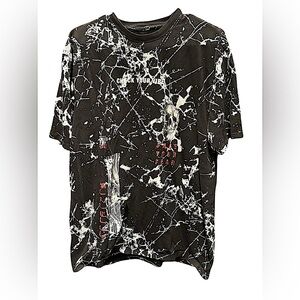 Original  gravity skull check your vibe Black Graphic T-Shirt 2XL